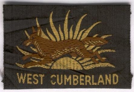[West Cumberland District Badge]