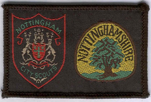 [Nottingham City Scouts  @ District Badge]
