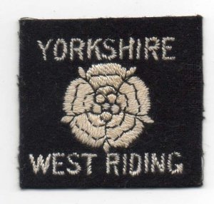 [Yorkshire West Riding District Badge]