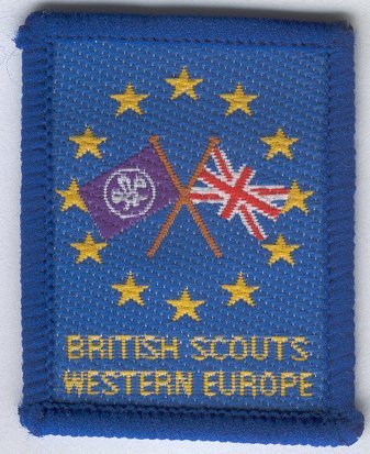 [British Scouts Western Europe District Badge]