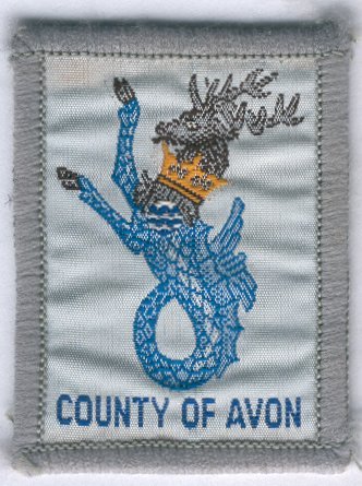 [County Of Avon District Badge]